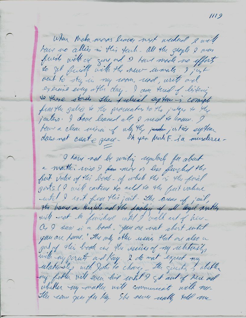 Dr John WorldPeace 2008 Prison Journal